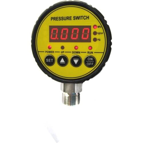 80mm S800 Digital pressure controller automatic electronic pressure gauge switch water or air manometer default M20*1.5 220V