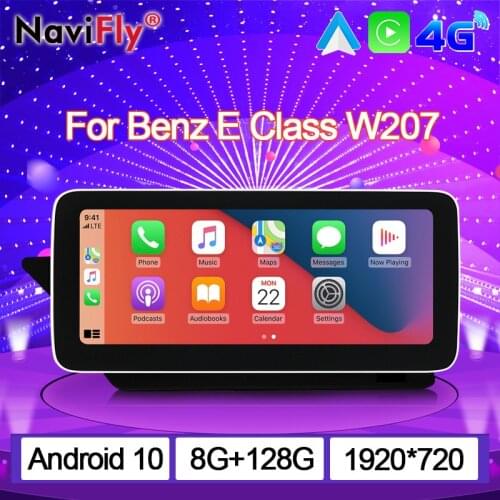 NaviFly N8 8GB RAM 128GB ROM Car Radio With Screen Android Navigation For Mercedes Benz E Class W207 C207 A207 Two-Door Coupe