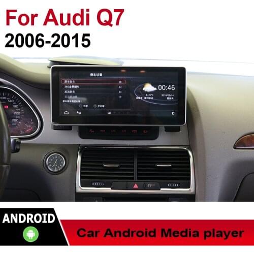 10.25" Android Car Multimedia player 2 Din WIFI GPS Navigation Autoradio For Audi Q7 4L 2006~2015 MMI touch screen Bluetooth