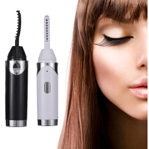Portable Electric Heated Eyelash Curler Perm Curling Iron Eye Lashes Applicator Eye Lashes Curler Clip Makeup Stereotypes Tool
