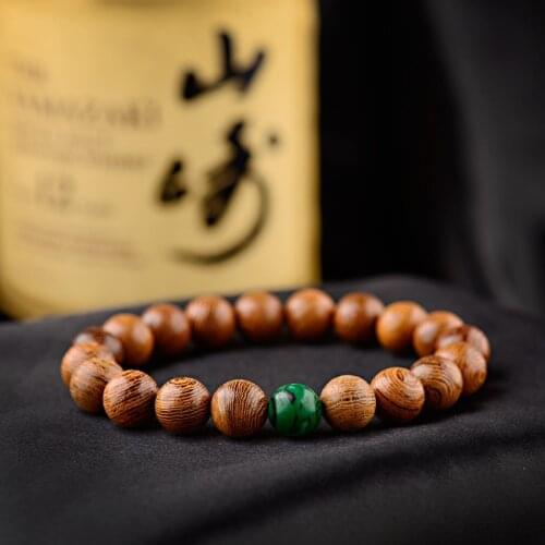 Fashion Men 10MM Natural Wooden Beaded Bracelets Homme Classic Ethnic Buddhism Natural Stone Beads Bracelet Women Yoga Jewelry