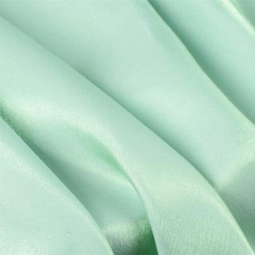 CF478 1m Solid Changeable Green Tencel Cotton Fabric Imported Coloured Glaze Summer Silk Satin Fashion Women Dress Fabrics