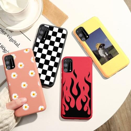 For Samsung Galaxy M31 Case Silicone Phone Cover For Samsung M 31 GalaxyM31 Little Daisy Protective Soft Shell Back Cover 6.4"