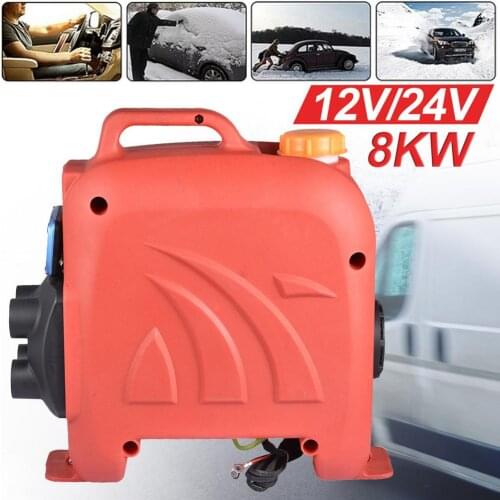 8KW Diesel Pump Car Air Parking Heater Remote Control Fuel Heater LCD Low Noise Air Heater Car Styling Accessories for Vehicle