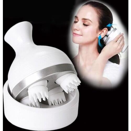 Electric Scalp Massager Portable Head Massager Stress Release Vibrating Body Massage For Neck Muscles Back Shoulder Waterproof