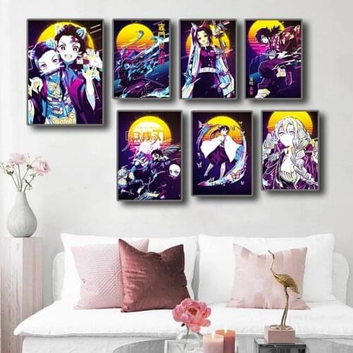 Canvas HD Prints Demon Slayer Anime Poster Wall Art Home Decoration Painting Modular Pictures Artwork Living Room No Framework