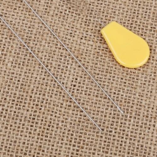 Beaded Needle 120mm Length With 1Pcs Needle threader DIY String Cord Jewelry Making Tools Metal Pins Sewing Needles Set
