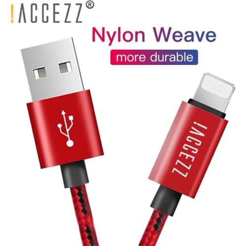 !ACCEZZ Lighting Cable Fast Charging For Apple iPhone 11 Pro X 7 6 8 6S 5 Plus XS MAX XR For iPad Mini Sync Data Cord Wire Cable
