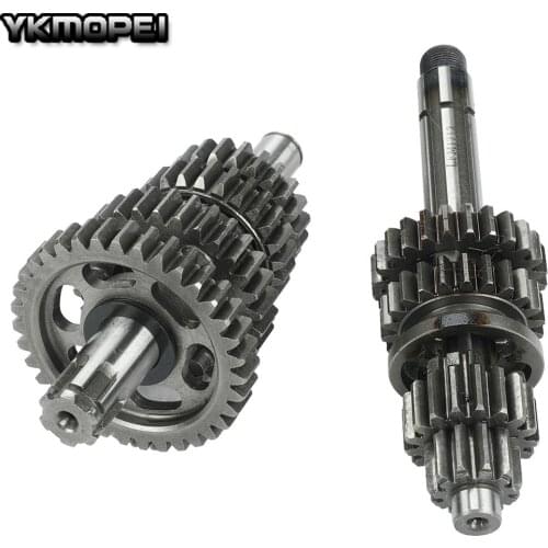 LF140 Engine Transmission Gear Box Main Counter Shaft kit For Lifan 140cc 1P55FMJ Horizontal Kick Starter Engine Dirt Pit Bikes