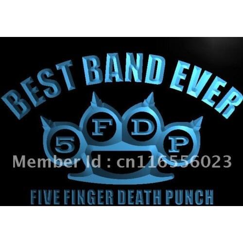 LA350- Best Band Ever 5FDP LED Neon Light Sign home decor crafts