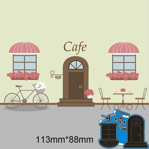 113*88mm Coffee House Metal Dies for 2020 New Stencils DIY Scrapbooking Paper Cards New Craft Making Craft Decoration