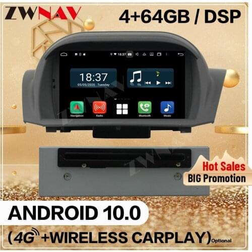 128G Carplay 2 Din For Ford Fiesta 2013 2014 2015 2016 Android Screen Multimedia Player Audio Radio GPS Head Unit BT Auto Stereo