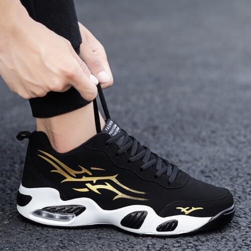 Y146 Mens Shoes Fashion Spring Casual Leatherette Lace-up Couples Trend Sneakers For Teens Outdoor Trekking Chaussure Homme