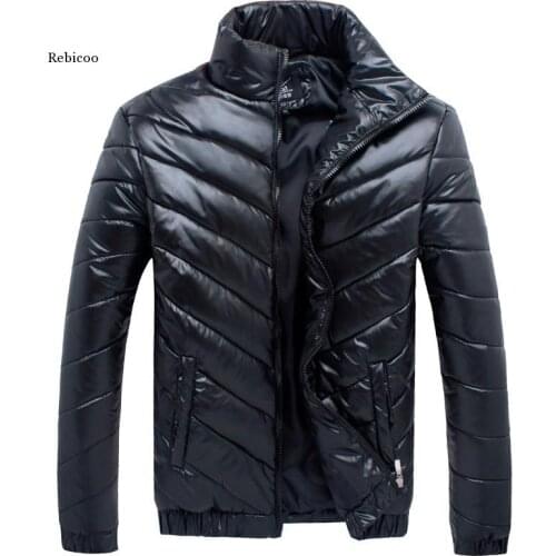 New Mens Winter Parkas Padded Jacket Autumn Winter Thick Outwear Mens Plus Size M- 5Xl Casual Men Autumn Coats