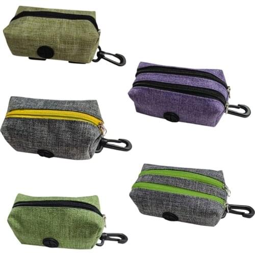 Portable Pet Puppy Cat Pick Up Poop Bag Dispenser Dog Poop Waste Holder Outdoor Garbage Organizer