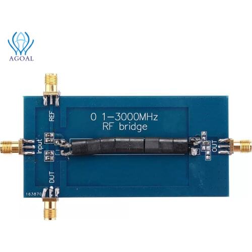 RF SWR Bridge 0.1-3000MHz Return Loss Bridge Reflection Bridge Antenna Analyzer VHF VSWR Return Loss