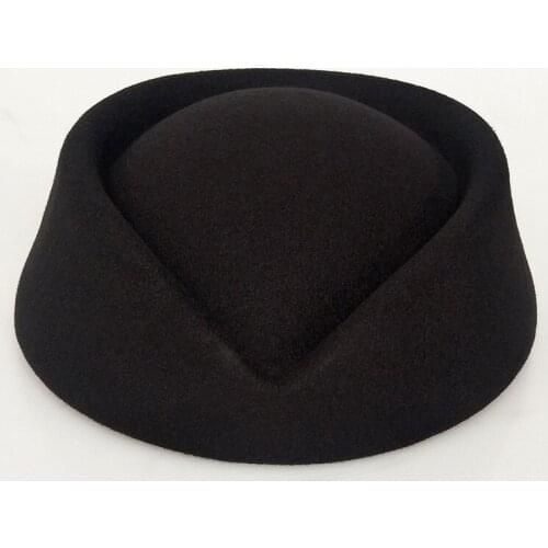 Flight Attendant Hat Top Aviation Flight Attendant Caps Female Stage Performance Topi Performance Stewardess Cap