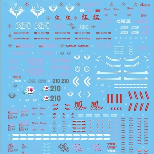 ​Slide Decal Paste Stickers Decal Water for Bandai MG 1/100 Strike Rouge RM Version Gundam Model Kit