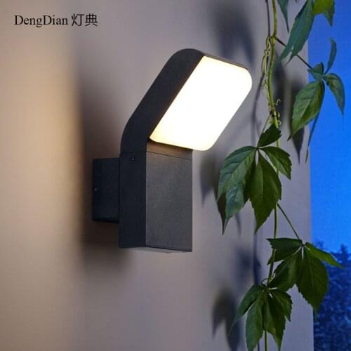 Waterproof LED outdoor wall lights adjustable lighting industrial home Garden wall lamps ballcony hallway aisle porch lights 9W