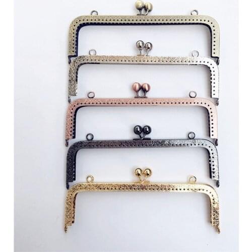 10pcs 20cm Square Metal Frame for DIY Handbag Clutch Bag Sewing