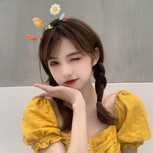 20 PCS/lot Cute Three-dimensional Flower Hairpincute Bangs Hairpin Hair Accessories for Women