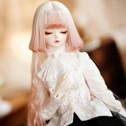 1/3 1/4 1/6 Bjd SD Doll Wig High Temperature Long Fashion Wavy Colorful Wire Bjd JellyfishWig