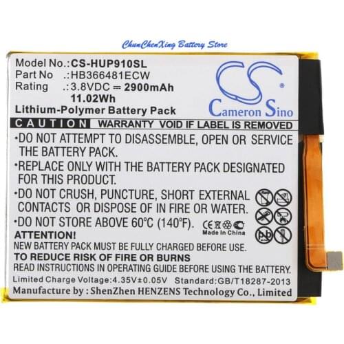 Cameron Sino 2900mAh Battery HB366481ECW for Huawei Enjoy 8,Honor 7 Lite/ 8 DUAL /9 Lite/Play 7A/Play 7C,P10 Lite,P20 Lite,P9