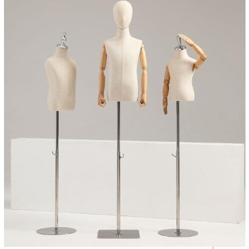 Children Cloth Model Childrens Clothing Shop Small Model Display Rack Child Maniquin