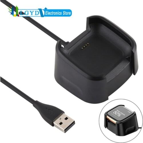 For Fitbit Versa 2 Charger Charging Dock Base Stand Holder with 1m Charging Cable