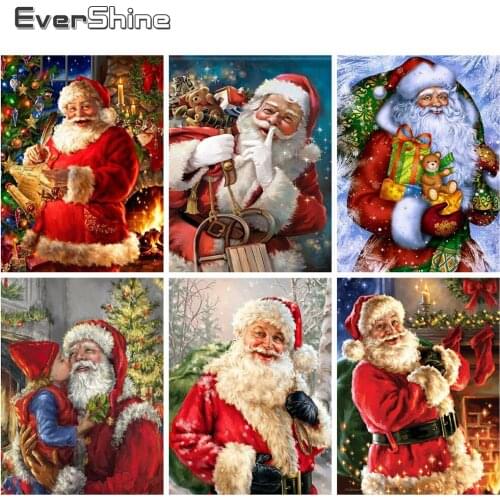 Evershine 5D DIY Diamond Painting Portrait Full Drill Square Diamond Embroidery Sale Christmas Gift Crystal Mosaic Wall Stickers