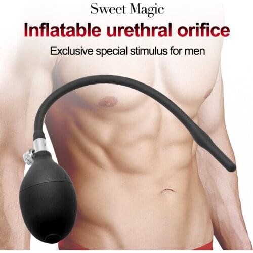 Flirting Inflatable Urethral Orifice Penis Plug Medical Themed Of Sex Toys For Men Plug Penis Insertion Urethra Sound Dilator