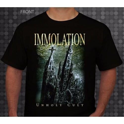 IMMOLATION -Unholy Cult- American death metal band T_shirt- sizes S to 6XL