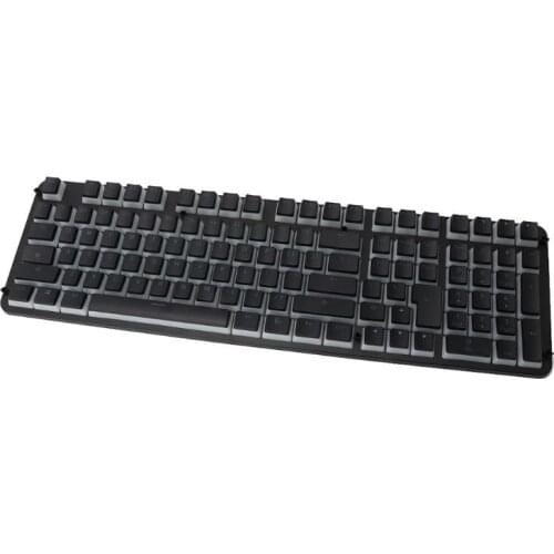 RGB 110 Keycaps ANSI Layout Add ISO PBT Pudding Double Skin Milk Shot Backlit Keycap With Keycap Storage Board For OEM Cherry MX