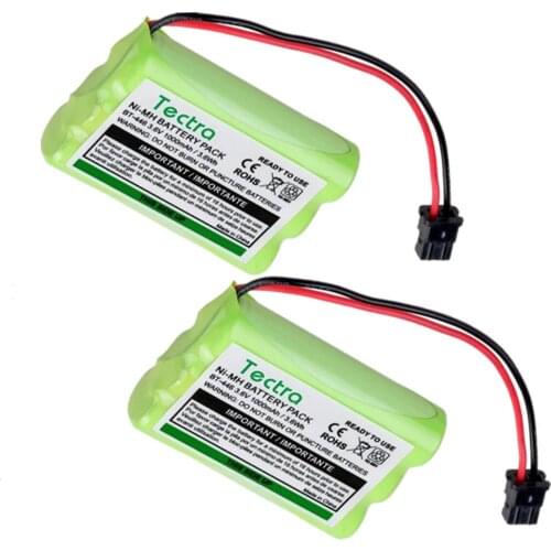 2pc 1000mAh/3.6v Replacement Battery for BT-446 Cordless Phone
