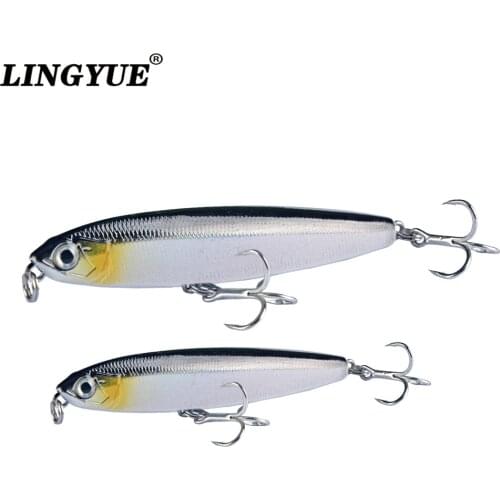 LINGYUE Magic System Sinking Pencil Fishing Lure 11.5g 18.5g Long Casting Hard Plastic Bait Allwater Wobblers For Trolling Crank
