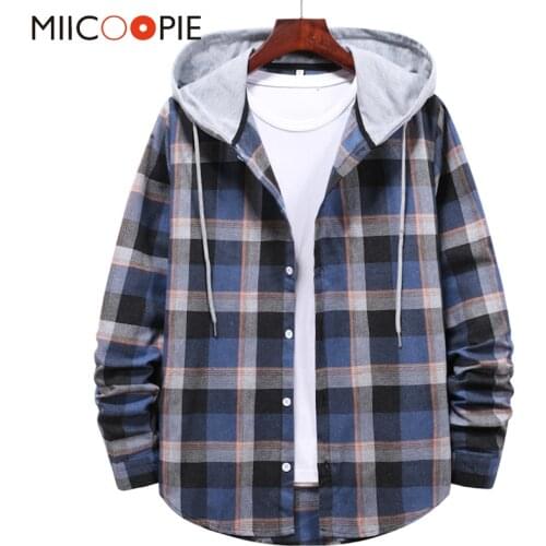 Мужские фланелевые рубашки MIICOOPIE China At AliExpress