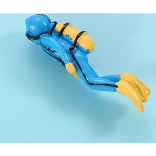 3D Mini Divers Figurine Model Kids toy Underwater World Sea Explore Divers Oceans Decoration Action Figures Toys