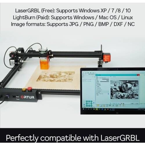 Upgraded Ortur Laser Master 2 PRO Laser Engraving Cutting Machine LU2-4 High Speed Fixed-Focus Eye Protection DIY Laser Engraver