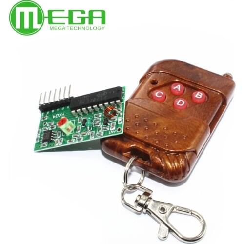 10set 2262/2272 four-way wireless remote control kit M4 lock receiver plate with four-button wireless remote control