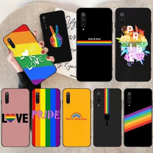 PENGHUWAN Rainbow Pride Custom Photo Soft Phone Case for Redmi Note 8 8A 7 6 6A 5 5A 4 4X 4A Go Pro Plus Prime