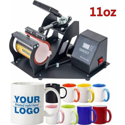 11oz Easy Sublimation Mug Press Machine Mug Heat Press Printer Cup Press Machine Heat Transfer Machine Mugs Printing Transfer