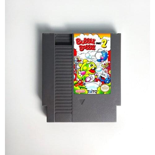 Bubble Bobble Part 2 For 8 Bit Video Game Console 72 pins Game Cartridge Card