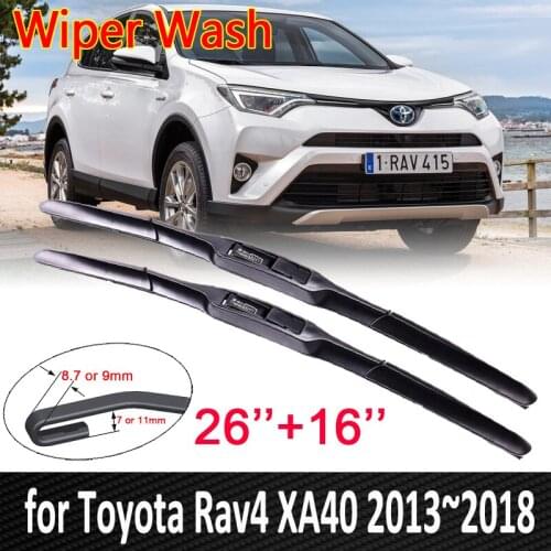 For Toyota Rav4 XA40 2013~2018 RAV 4 40 Car Wiper Blade Front Windshield Windscreen Wipers Car Accessories 2014 2015 2016 2017