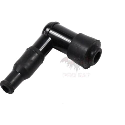 Spark Plug Boot Cap Cover Resistor 90 Degree ATV Motorcycle Snow Motorcycle Dirt Pit Bike PRO BAT New
