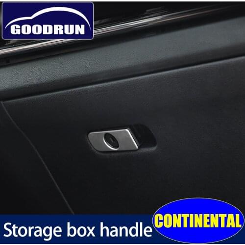 Car Storage Box Handle Protection For Lincoln CONTINENTAL Glove Box Hand Cover Trim Stickers Interiors Auto Accessories
