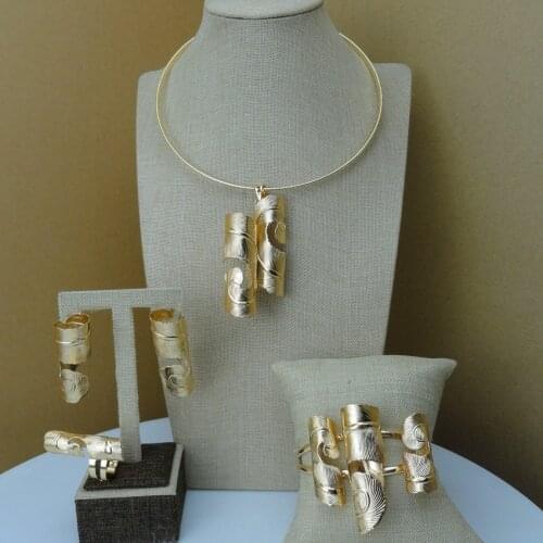 Yuminglai Fashion Simple Elegant Design Dubai Ladies Jewelry Sets FHK7225