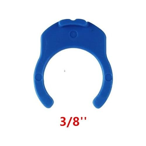 100 pcs 1/4" 3/8'' Quick Fittings Accessories Locking Clip Clamp For Fixing RO Water Connector Reverse Osmosis Aquarium System
