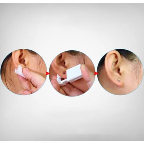 1PC Disposable Sterile Piercer Tool Ear Piercing Unit Cartilage Helix Piercing Gun No Pain Machine Kit Stud Choose Design