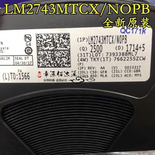 100% New&original LM2743MTCX LM2743MTC TSSOP14 In Stock