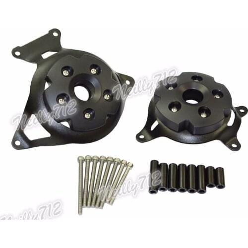 Sale Motorbike 2 Pcs Left & Right Engine Stator Clutch Cover Guards Protector Black For KAWASAKI Z800 ZR800 2014 2016 2016